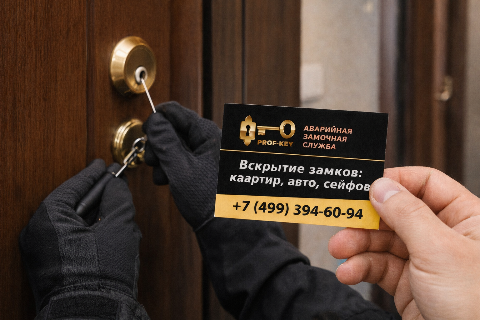 Вскрытие замка входной двери